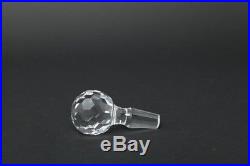 Vintage Waterford Crystal Alana Ships Decanter with Stopper Prism Cut Ireland