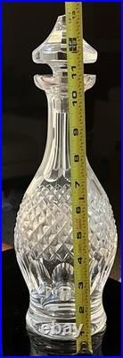 Vintage Waterford Crystal Colleen Decanter & Stopper 13 Tall Discontinued