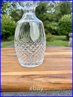 Vintage Waterford Crystal Colleen Spirits Liquor Decanter and Stopper 10-1/2