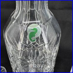 Vintage Waterford Crystal Lismore Decanter With 6 Port Glasses