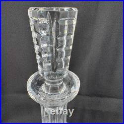 Vintage Waterford Crystal Lismore Decanter With 6 Port Glasses