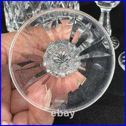 Vintage Waterford Crystal Lismore Decanter With 6 Port Glasses