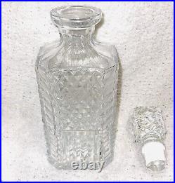 Vintage Waterford Crystal Square Spirit Decanter Made In Ireland No Flaws 10