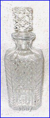 Vintage Waterford Crystal Square Spirit Decanter Made In Ireland No Flaws 10