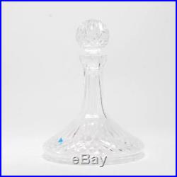 Vintage Waterford Cut Crystal Lismore Pattern Ships Decanter