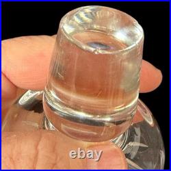 Vintage Waterford Ireland Hibernia Crystal Cut Glass Decanter & Stopper 9-3/4