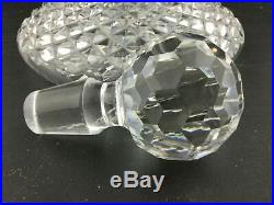 Vintage Waterford Irish Crystal Cut Glass Alana Ships Decanter Prism Stopper