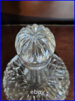 Vintage Waterford Marquis Crystal Ships Decanter With Stopper 11 Beautiful