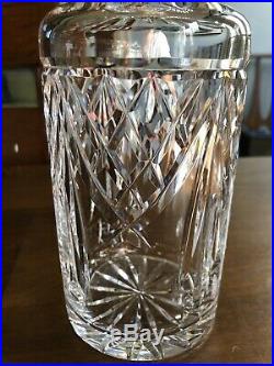 Vintage Waterford Spirit Pattern Crystal Decanter withStopper, Original Box Signed