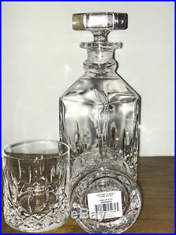 Vintage Waterford Whiskey Decanter Lismore Irish Crystal Barware