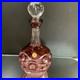Vintage-Wine-Liquor-Decanter-Cranberry-Cut-to-Clear-Hand-Cut-Czech-Glass-62-01-mrk