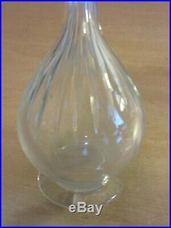Vintage signed Baccarat, France Massena 13.5 crystal whiskey decanter