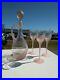 Vntg-Romania-Pink-Satin-Glass-Wine-Decanter-Set-withStopper-3-Cut-Satin-Glasses-01-yelw