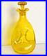Vtg-Blenko-49-Jonquil-Yellow-Pinched-Glass-Decanter-Bottle-MCM-10-5-withStopper-01-jttc
