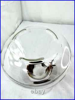 Vtg Chemex Pyrex 11 Handblown Glass Pour-Over Carafe Coffee Maker Green Print