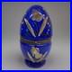 Vtg-Cobalt-Blue-Glass-9-Egg-Tantalus-Decanter-Shot-Glass-Hinged-Angel-UFO-01-nm