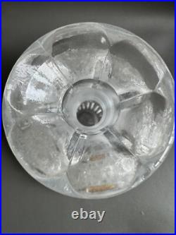 Vtg Etched Decanter Lead Crystal Peedee West Germany 1950's Glass Ware RARE FIND