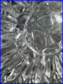 Vtg Etched Decanter Lead Crystal Peedee West Germany 1950's Glass Ware RARE FIND