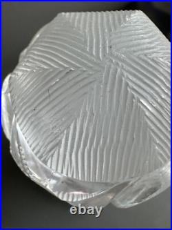 Vtg Etched Decanter Lead Crystal Peedee West Germany 1950's Glass Ware RARE FIND
