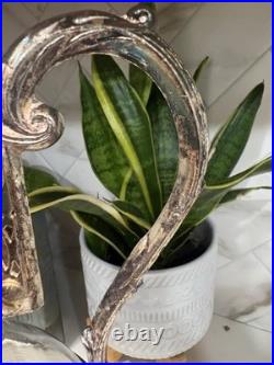 Vtg. Glass Coffee/Tea Carafe With Warmer Stand & Lid Vintage