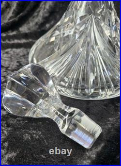 Vtg Gorham Cherrywood Clear Ships Decanter 8 tall