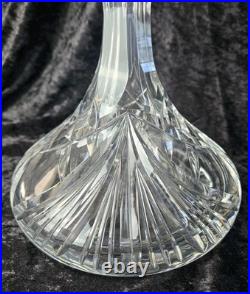 Vtg Gorham Cherrywood Clear Ships Decanter 8 tall