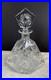 Vtg-Heavy-Lead-Crystal-Decanter-Hand-Crafted-Stopper-12-Tall-EUC-Unknown-Maker-01-smd
