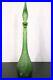 Vtg-Italian-Empoli-Style-Green-Glass-Hobnail-Genie-Bottle-Decanter-Empty-21-H-01-vi