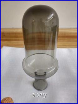 Vtg. Mcm Colony smoky glass decanter 3 pc