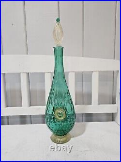 Vtg Salviati Venetian Murano Glass Decanter