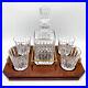 WEDGWOOD-Vintage-80s-Full-Lead-Crystal-Set-Old-Fashioned-Glasses-Decanter-Tray-01-uno