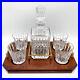 WEDGWOOD-Vintage-80s-Full-Lead-Crystal-Set-Old-Fashioned-Glasses-Decanter-Tray-01-xn