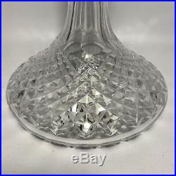 Waterford Crystal Vintage Alana Ships Decanter Signed With Stopper