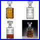 Whiskey-Decanter-Crystal-Bottle-Wine-Liquor-Vintage-Glass-Stopper-Bar-Scotch-New-01-sxvm